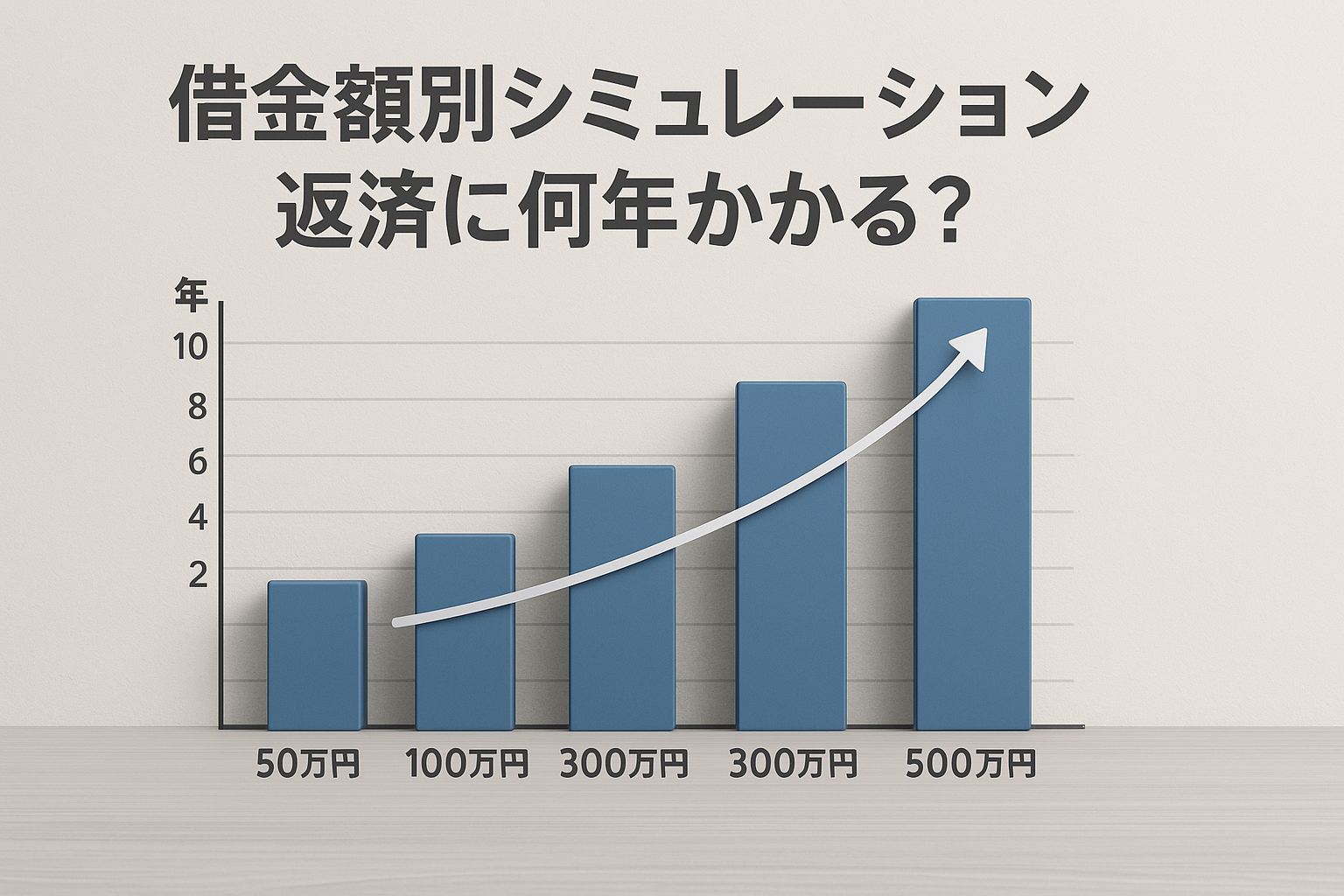 返済するのに何年かかる？